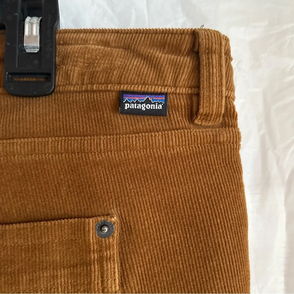 Patagonia Pants Womens 32 Brown Corduroy Straight Leg Organic Cotton Sustainable